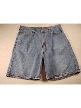 Vtg Levi Strauss 550 Mens Denim Shorts Relaxed Fit Y2K Jorts Wide Leg Size 40